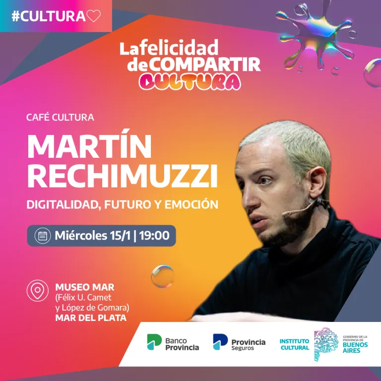 Café Cultura: Martín Rechimuzzi